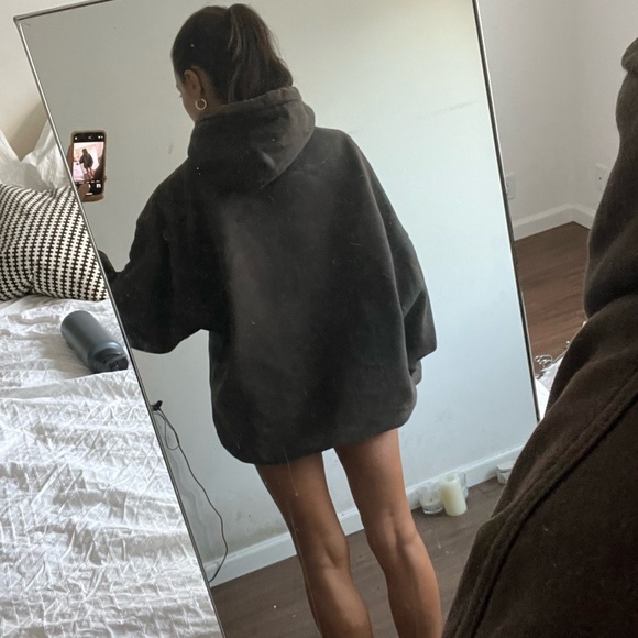 BALENCIAGA  Logo-embroidered cotton-jersey hoody - Picture 7 of 8